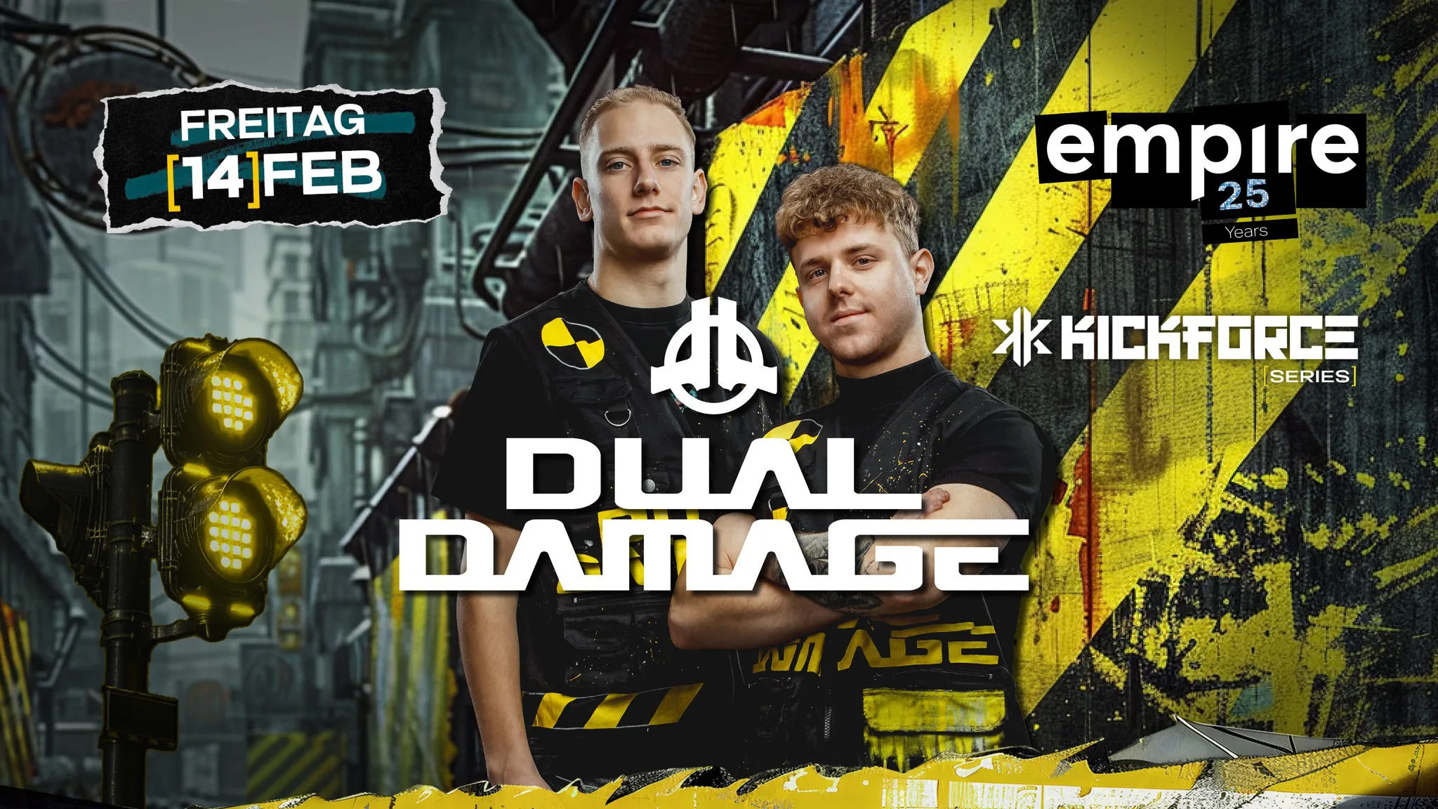 Kickforce series presents DUAL DAMAGE | FR 14.02.